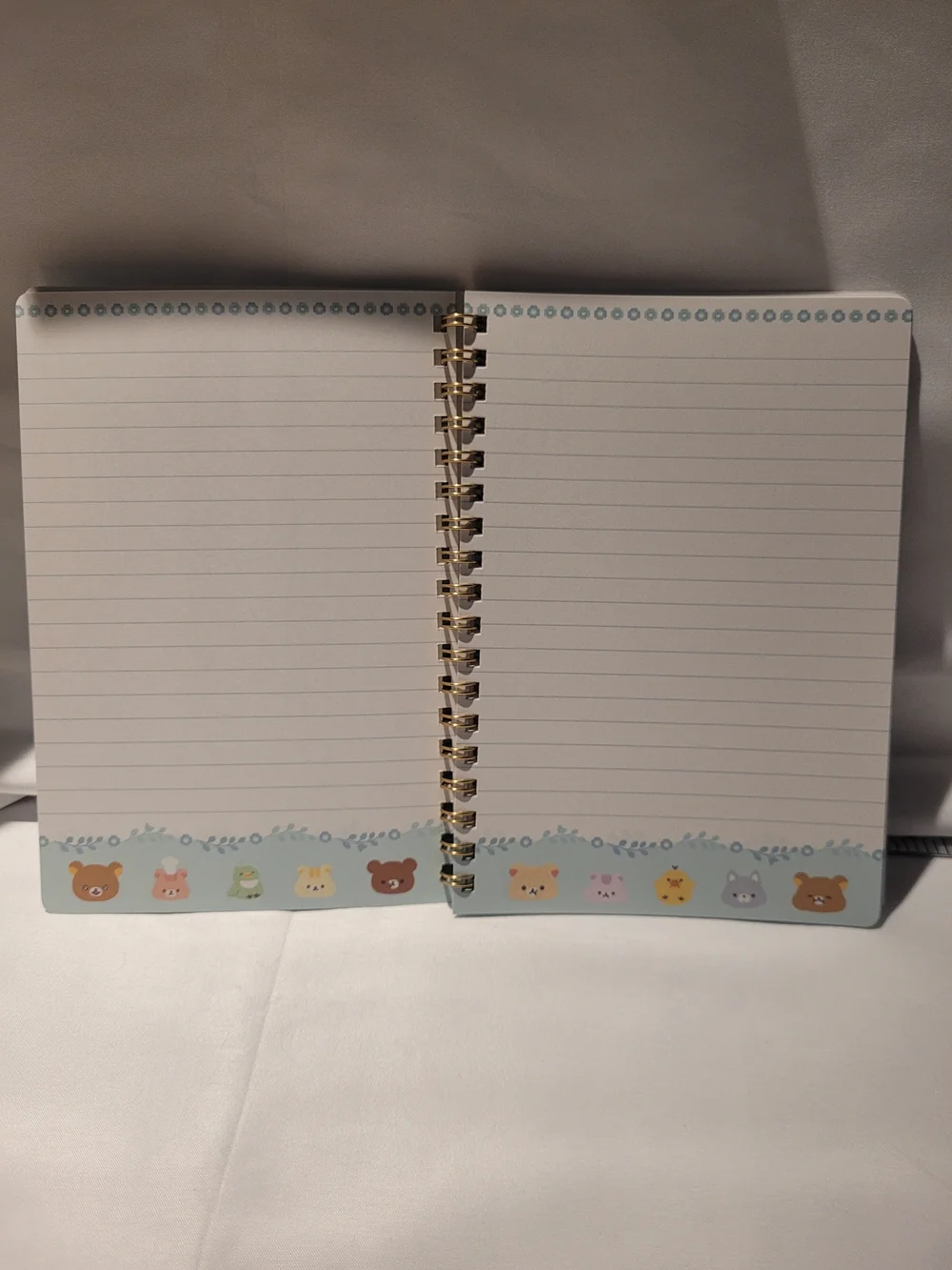 Lot of 4 Authentic San-X Rilakkuma B6 Spiral Notebooks Kawaii Stationery